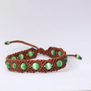 Pulsera con Piedras Ojo de Gato
